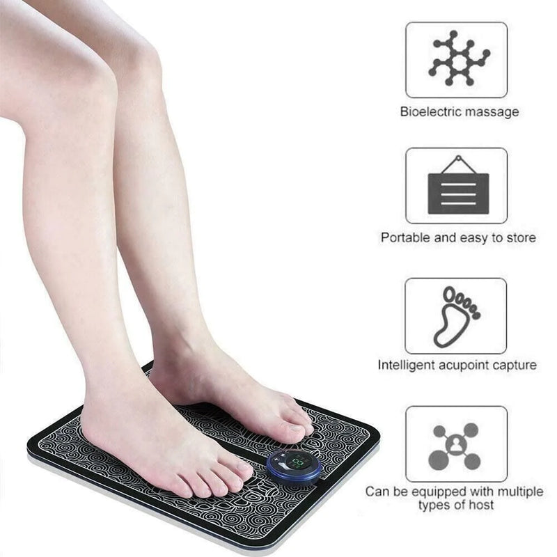 "Revitalize and Rejuvenate Your Legs with our Electric Deep Kneading EMS Foot Massager - Say Goodbye to Muscle Pain and Hello to Relaxation!"