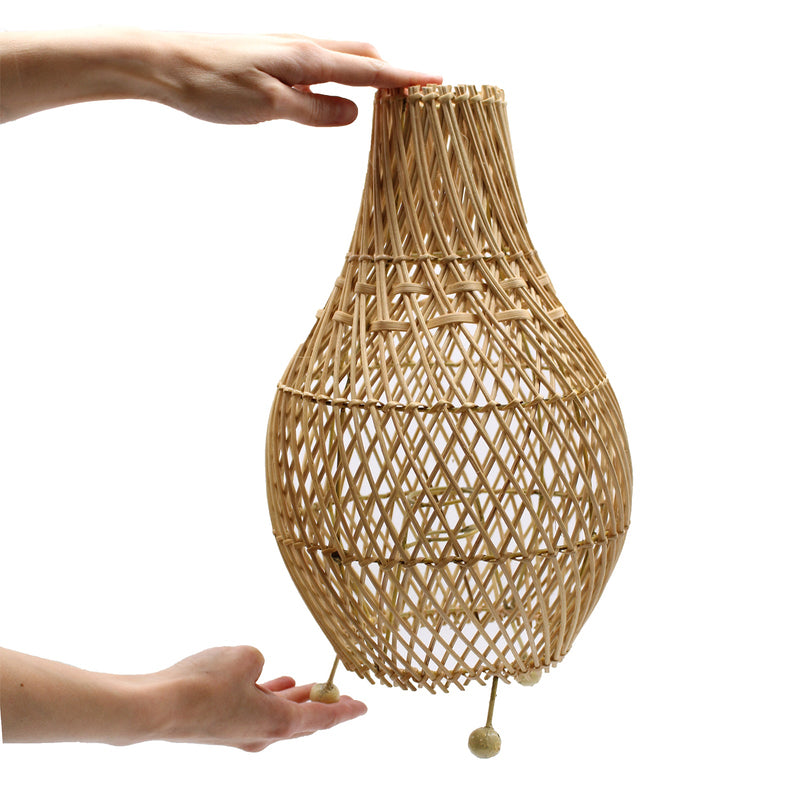 Rattan Table Lamps - Natural-2