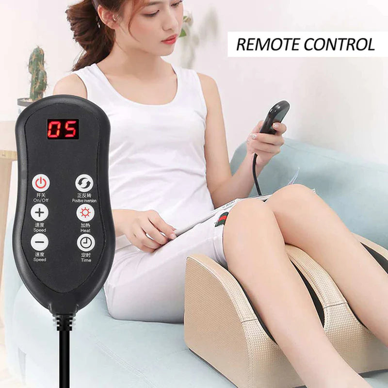 "Ultimate Electric Foot Massager: Soothing Heat, Hot Compression, Shiatsu Kneading, and Muscle Relaxation for Instant Pain Relief and Spa-like Experience!"