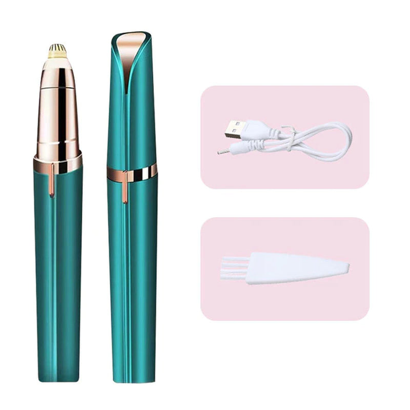 "Flawless Touch Women's Electric Eyebrow Trimmer - Gentle Hair Removal for Perfectly Shaped Brows!"