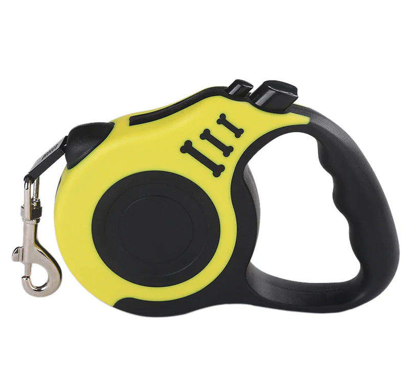 "Ultimate Freedom: 16.5FT Automatic Retractable Dog Leash - Hassle-Free Pet Walking with Collar - Free US Shipping!"