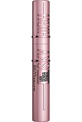 Maybelline New York Lash Sensational Sky High Mascara, Volumising & Lengthening Mascara, Washable Flake-Free Formula Infused with Bamboo Extract & Fibres, 7.2 ml, Shade: 01, Black