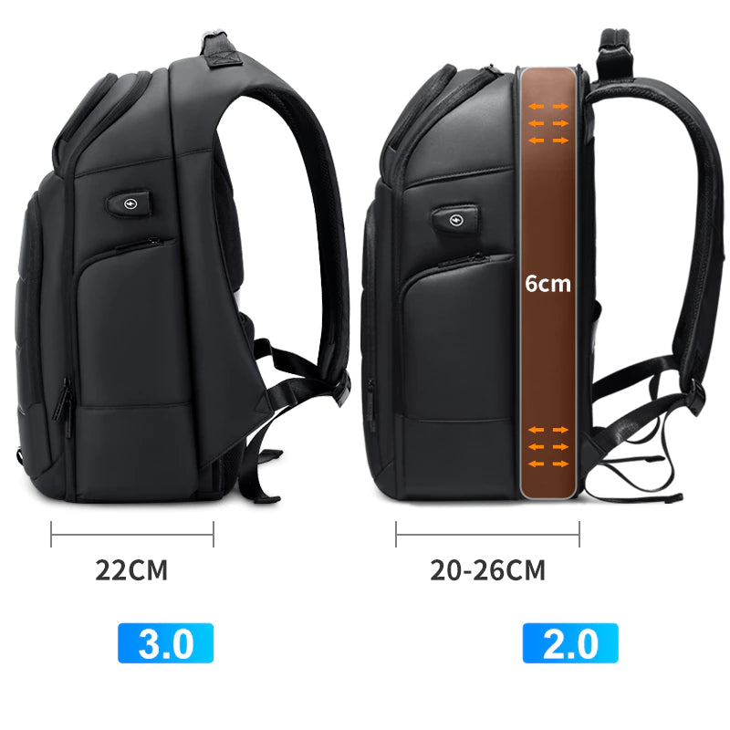 "Ultimate Waterproof Backpack: USB Charging, Anti-Theft, High Capacity - Perfect for School, Travel, and 15.6 Inch Laptops!"