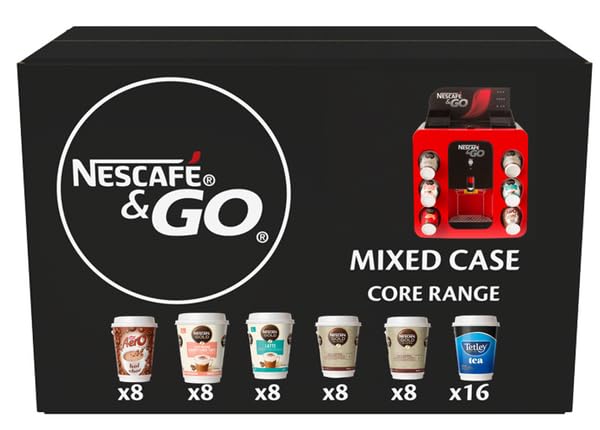 Belgravia Coffee Nescafe & Go Drinks machine PLUS 56 Drink Starter Pack