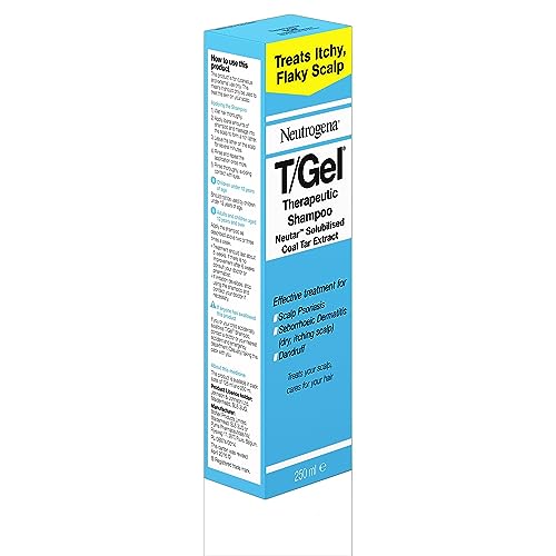 Neutrogena T/Gel Therapeutic Shampoo Treatment Itchy Scalp And Dandruff, Fresh Rain,250 Ml