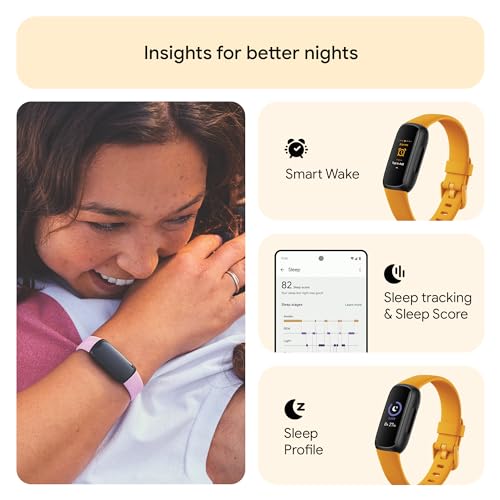 Fitbit Inspire 3 Activity Tracker with 6-months Premium Membership Included, up to 10 days battery life and Daily Readiness Score