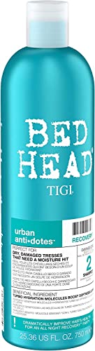 Bed Head by TIGI | Recovery Shampoo and Conditioner Set | Professional Moisturising Hair Repair Treatment | Ideal For Dry And Damaged Hair | 750 ml ( Pack of 2)