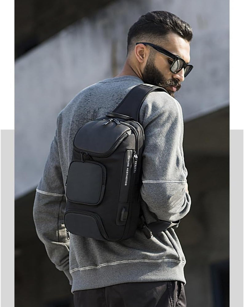 "Ultimate Versatile Sling Backpack for Stylish Men on the Go!"