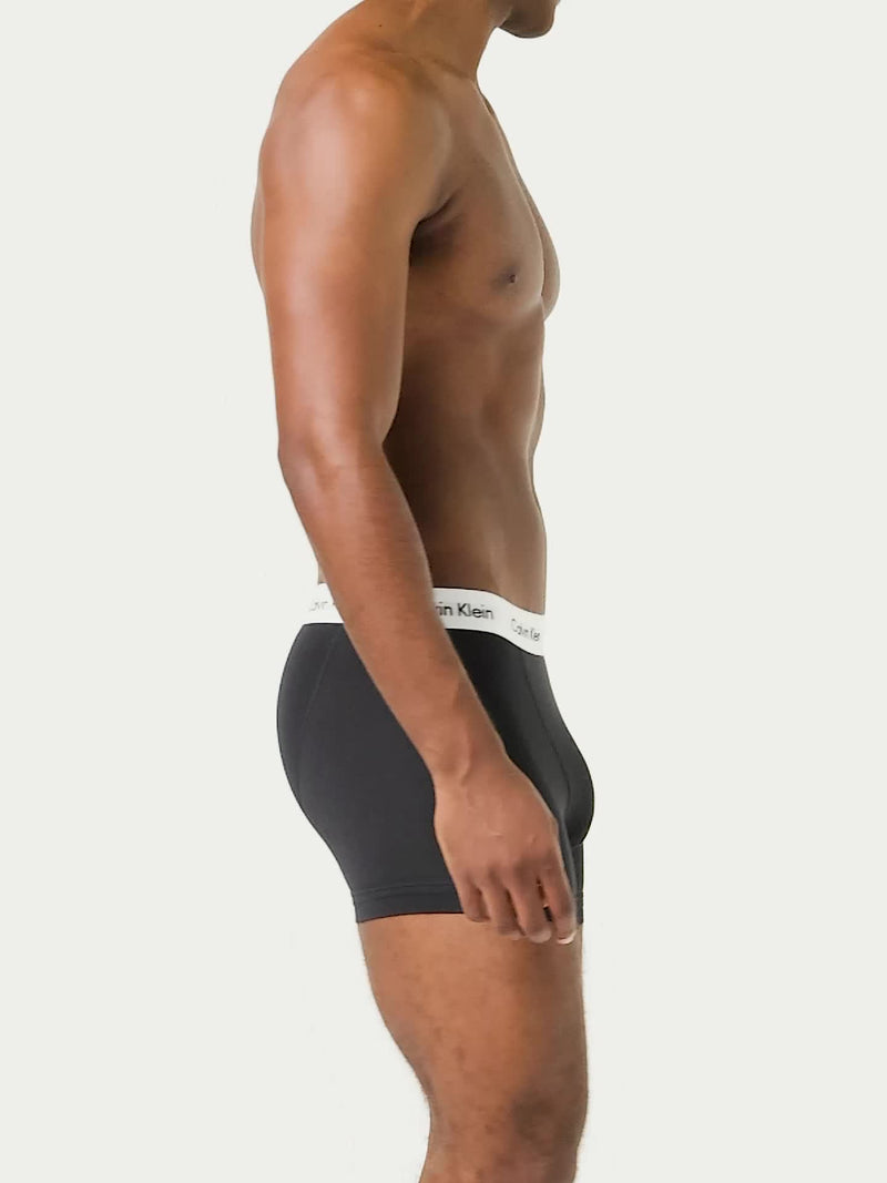 Calvin Klein Men Boxer Short Trunks Stretch Cotton Pack of 3