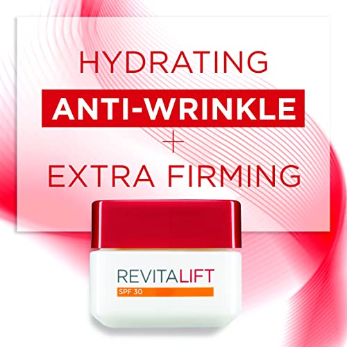 L'Oreal Paris Revitalift Day Cream, Anti-Wrinkle Moisturiser, Day Cream SPF 30, 50 ml (Pack of 1)