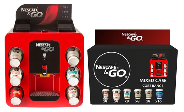 Belgravia Coffee Nescafe & Go Drinks machine PLUS 56 Drink Starter Pack