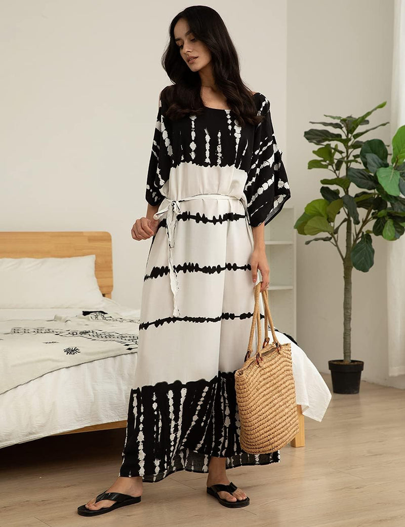 "Stylish Cold Shoulder Caftans: The Perfect Swimsuit Cover Up for Beach and Pool"