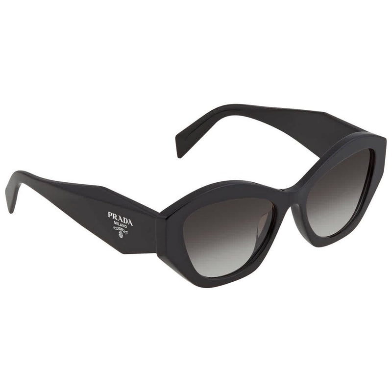 "Stylish Grey Gradient Cat Eye Sunglasses for Fashionable Ladies - PR 07YSF 1AB0A7 55"