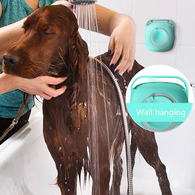 "Ultimate Pet Spa Experience: Luxurious Shampoo Massager Brush for Dogs and Cats - Gently Groom, Massage, and Cleanse with Soft Silicone Bristles"