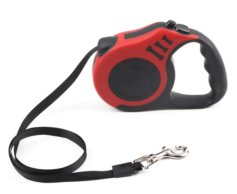 "Ultimate Freedom: 16.5FT Automatic Retractable Dog Leash - Hassle-Free Pet Walking with Collar - Free US Shipping!"