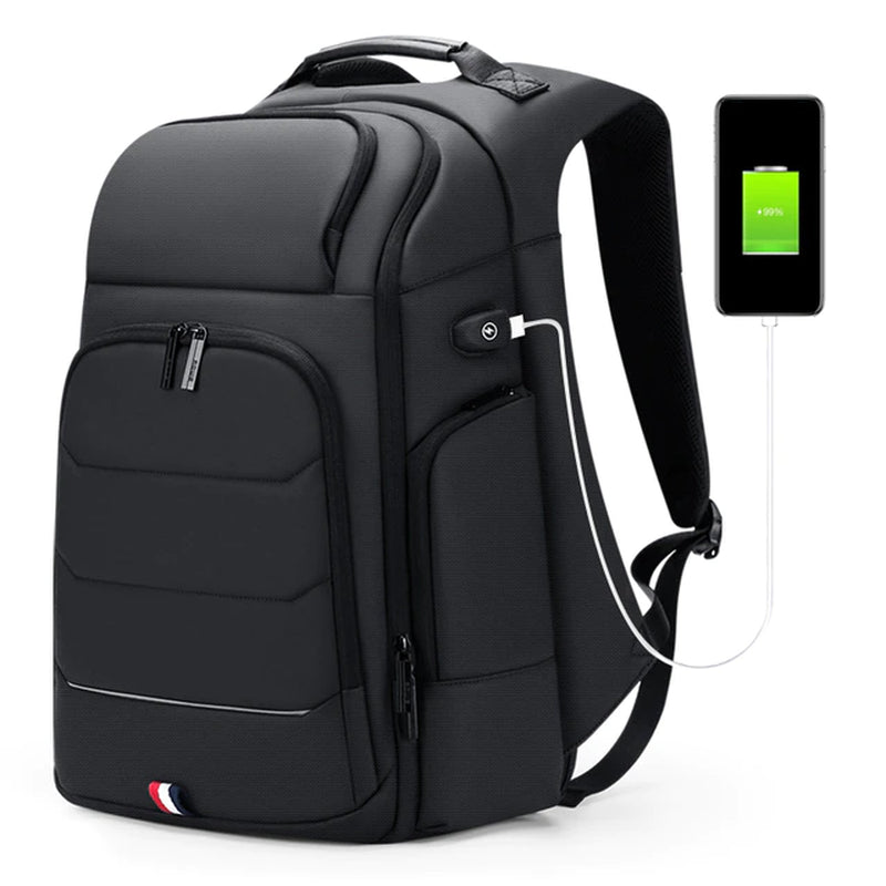 "Ultimate Waterproof Backpack: USB Charging, Anti-Theft, High Capacity - Perfect for School, Travel, and 15.6 Inch Laptops!"