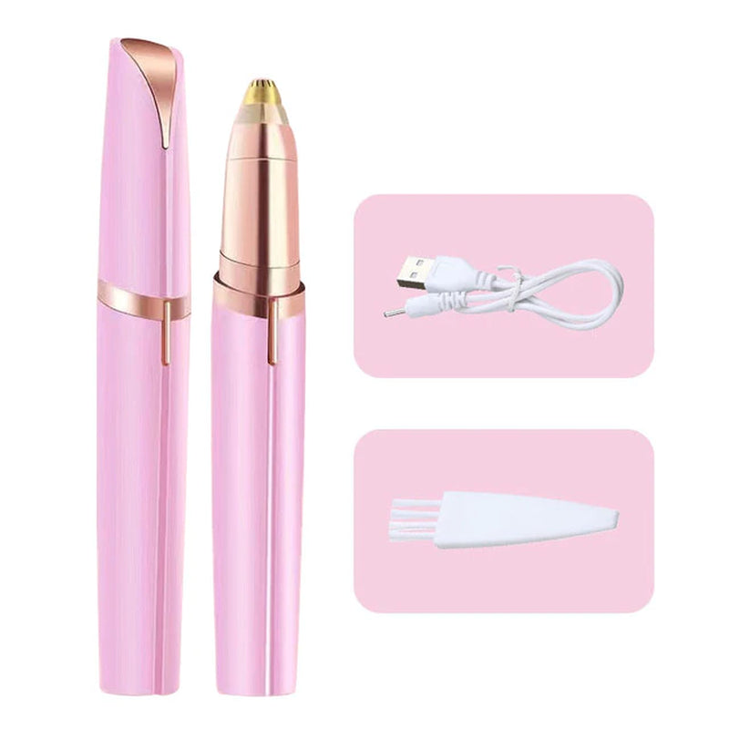 "Flawless Touch Women's Electric Eyebrow Trimmer - Gentle Hair Removal for Perfectly Shaped Brows!"