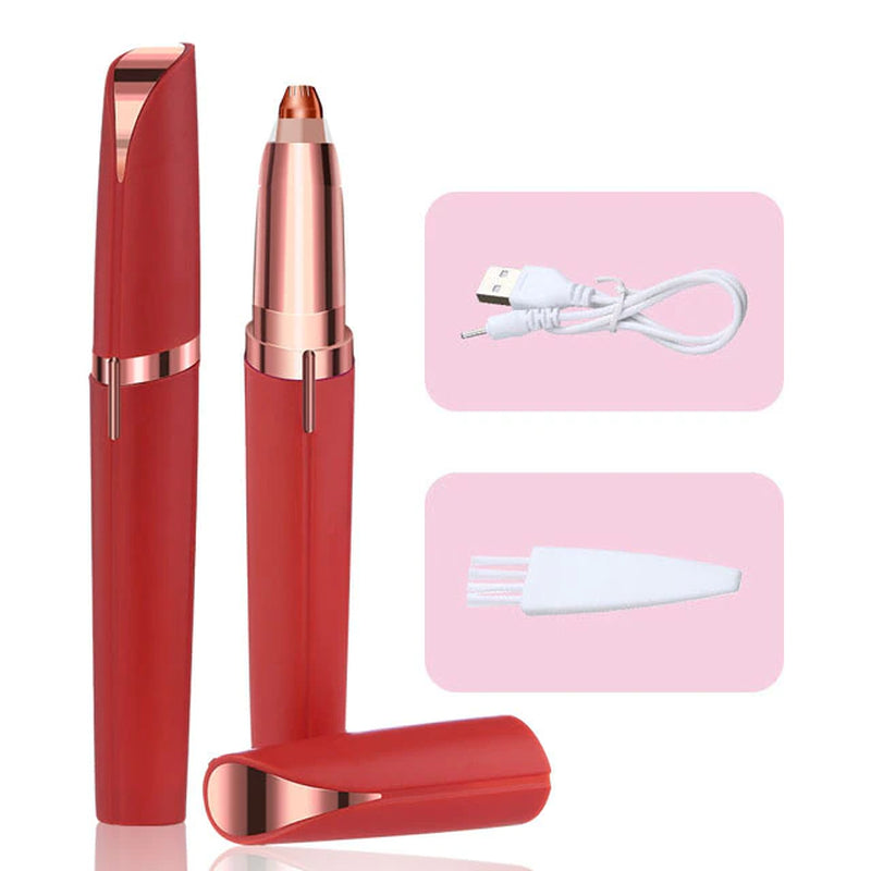 "Flawless Touch Women's Electric Eyebrow Trimmer - Gentle Hair Removal for Perfectly Shaped Brows!"