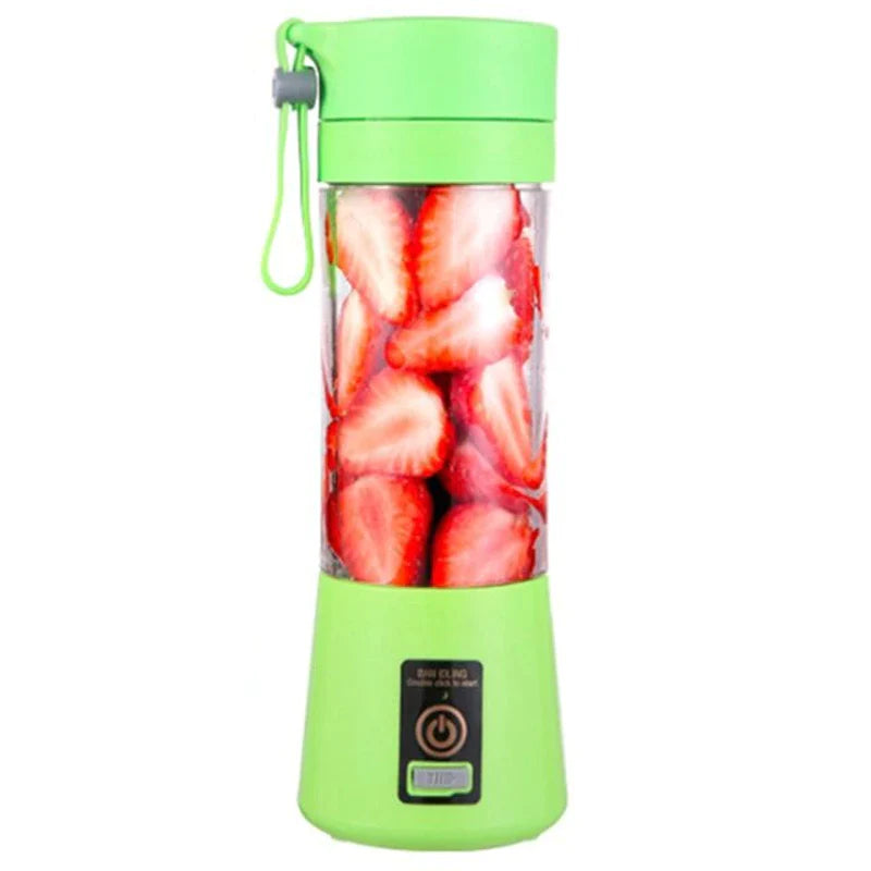 "Portable USB Rechargeable Electric Juicer - Create Delicious Smoothies and Milkshakes On-The-Go!"