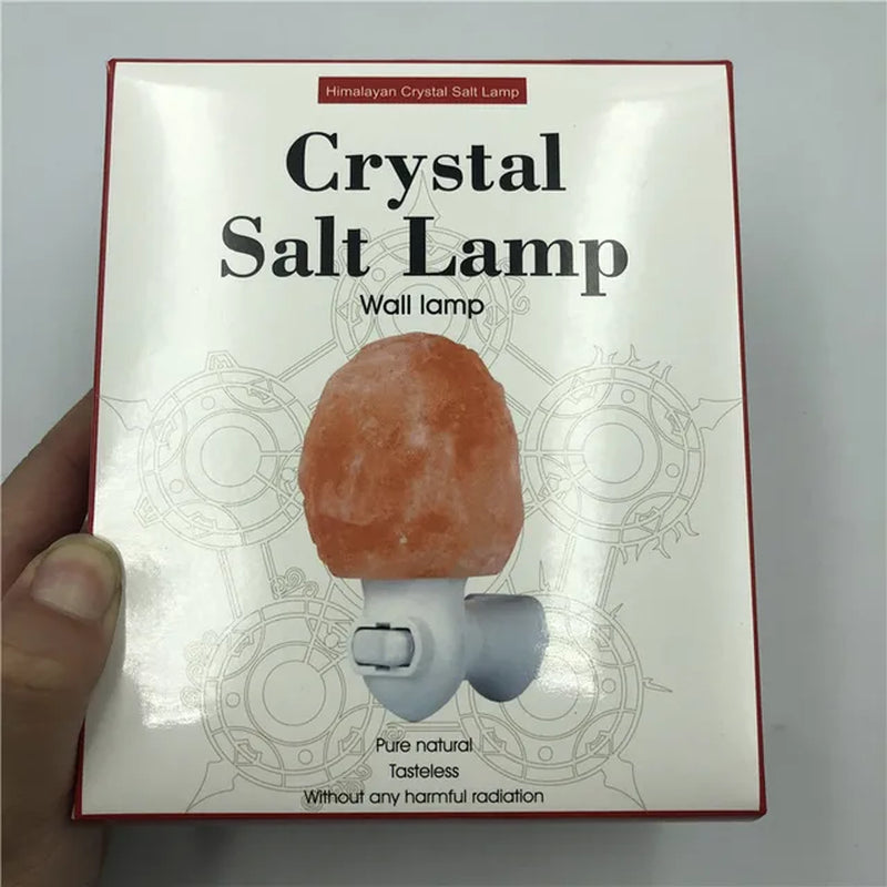 Professional title: "Hand-Carved Himalayan Salt Lamp: Natural Crystal Night Light for Home Decor, Air Purification, and Negative Ion Release (Warm White)"