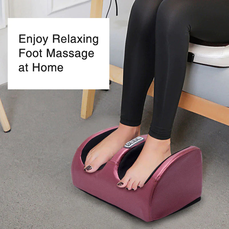 "Ultimate Electric Foot Massager: Soothing Heat, Hot Compression, Shiatsu Kneading, and Muscle Relaxation for Instant Pain Relief and Spa-like Experience!"