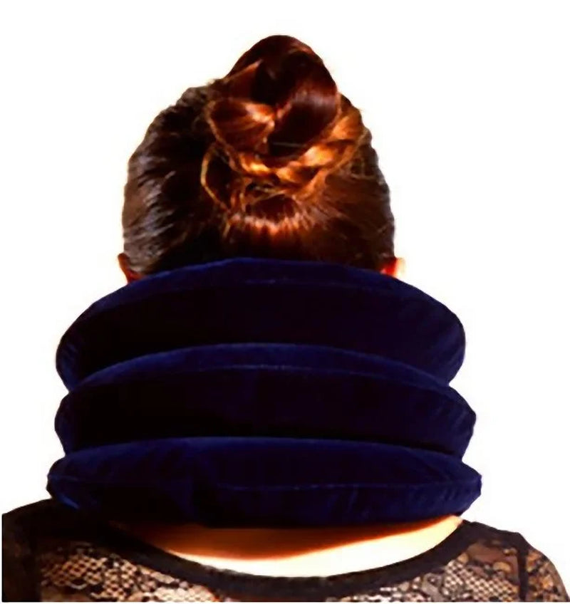 Inflatable and Adjustable Cervical Neck Traction Device - Effective Pillow for Neck Pain Relief