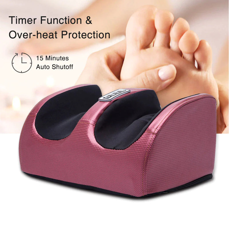 "Ultimate Electric Foot Massager: Soothing Heat, Hot Compression, Shiatsu Kneading, and Muscle Relaxation for Instant Pain Relief and Spa-like Experience!"