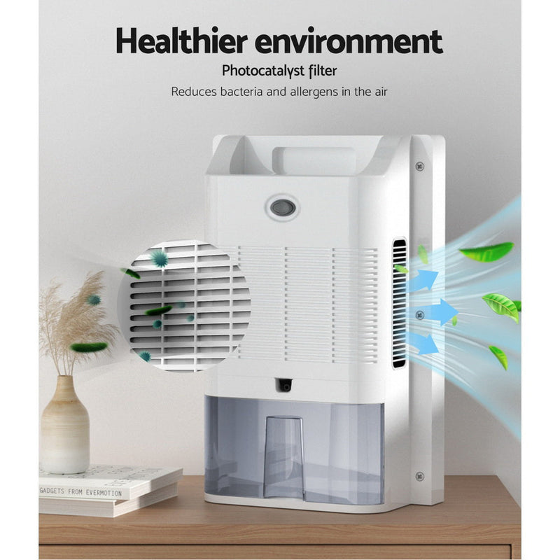 Devanti 2L Dehumidifier Air Purifier White-4