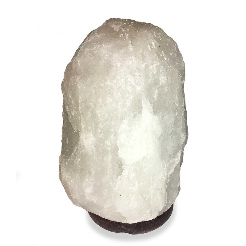 12V 12W 3-5Kg Himalayan White Salt Lamp Crystal Rock Natural Shape Unique Lamps-1