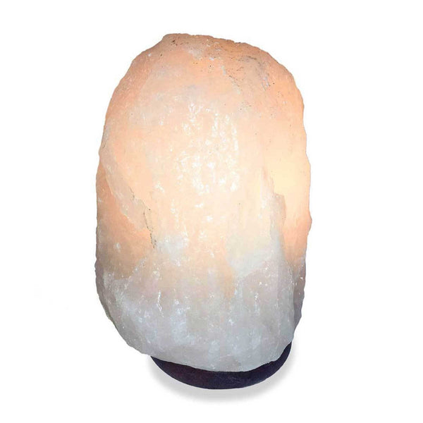 12V 12W 3-5Kg Himalayan White Salt Lamp Crystal Rock Natural Shape Unique Lamps-0