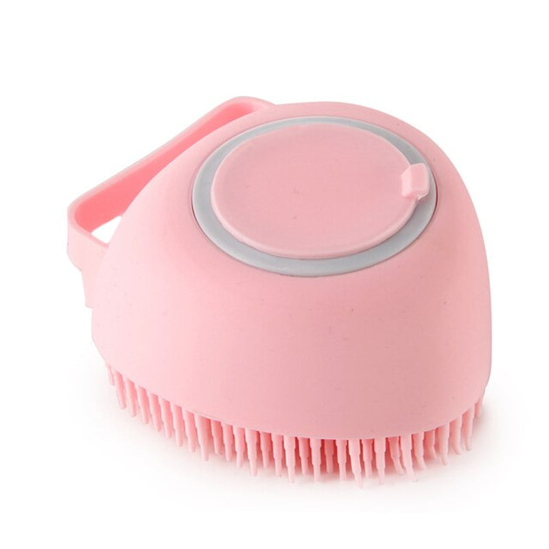 "Ultimate Pet Spa Experience: Luxurious Shampoo Massager Brush for Dogs and Cats - Gently Groom, Massage, and Cleanse with Soft Silicone Bristles"