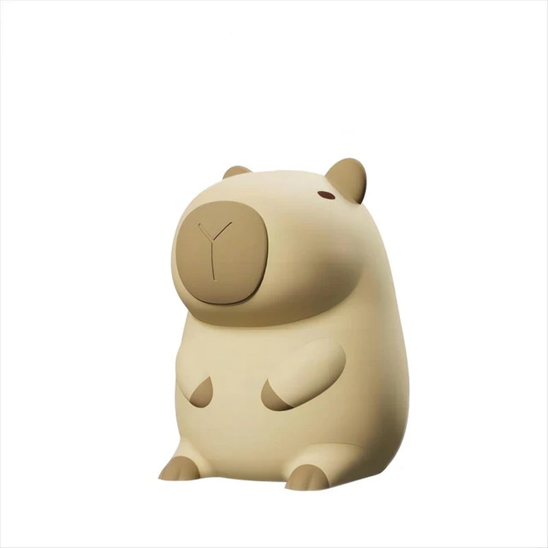 "Adorable Cartoon Capybara Night Light: Rechargeable, Dimmable, Perfect for Children's Room Decor!"