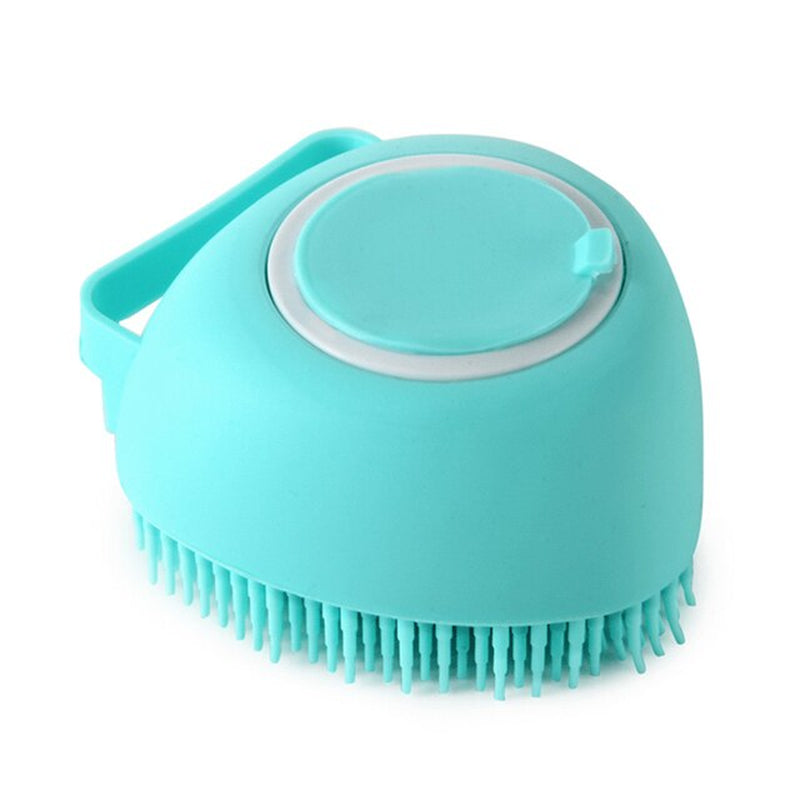 "Ultimate Pet Spa Experience: Luxurious Shampoo Massager Brush for Dogs and Cats - Gently Groom, Massage, and Cleanse with Soft Silicone Bristles"