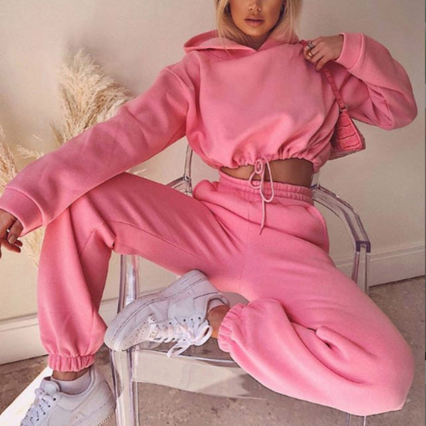 "Ultimate Comfort and Style: Women's 2 Piece Sweatsuit Set - Perfect for Jogging, Fitness, and Casual Wear!"