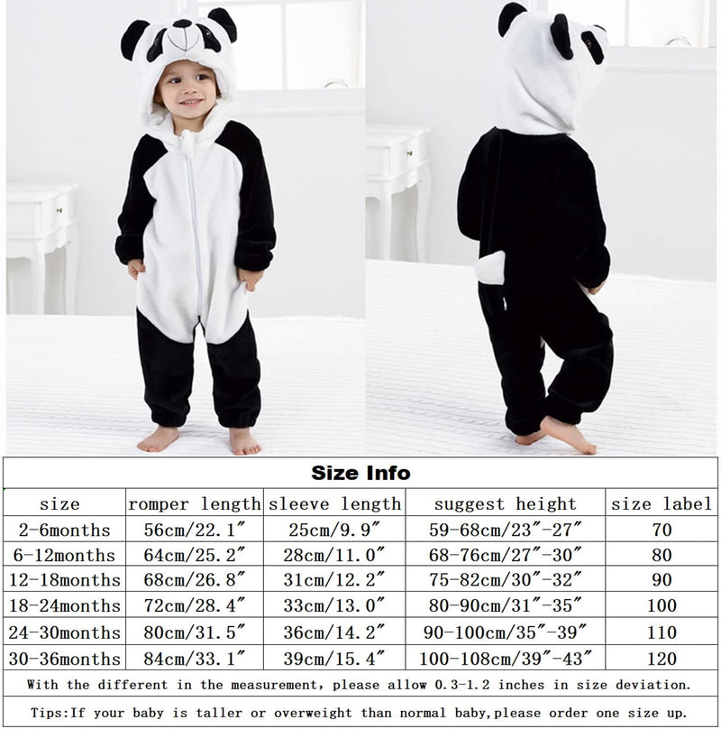 Unisex Toddler Onesie Halloween Dress up Romper - Baby Animal Costumes