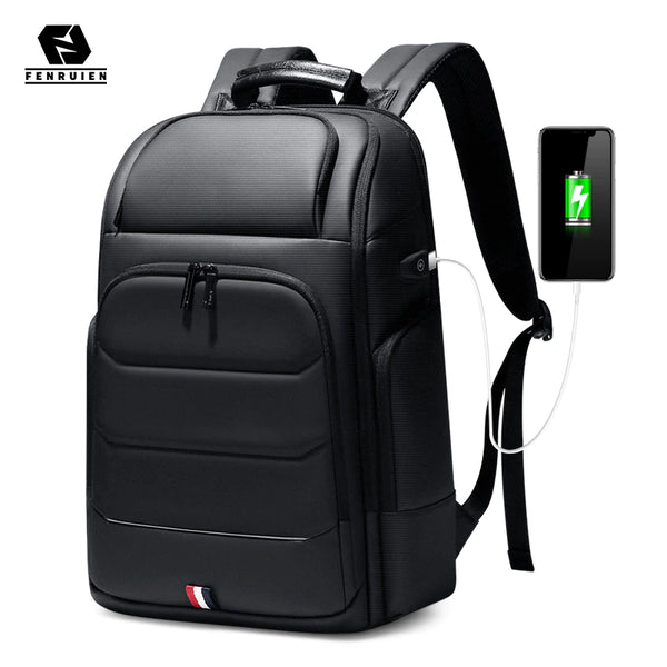 "Ultimate Waterproof Backpack: USB Charging, Anti-Theft, High Capacity - Perfect for School, Travel, and 15.6 Inch Laptops!"