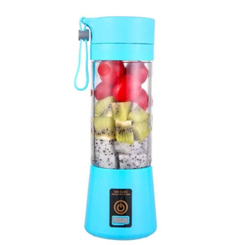 "Portable USB Rechargeable Electric Juicer - Create Delicious Smoothies and Milkshakes On-The-Go!"