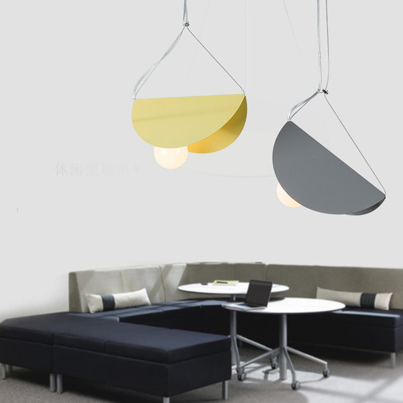 Modern Geometry LED Pendant Light Colorful Bedroom Bedside Small Pendant Lamps Restaurant Bar Lighting Indoor Decoration Lamp-11