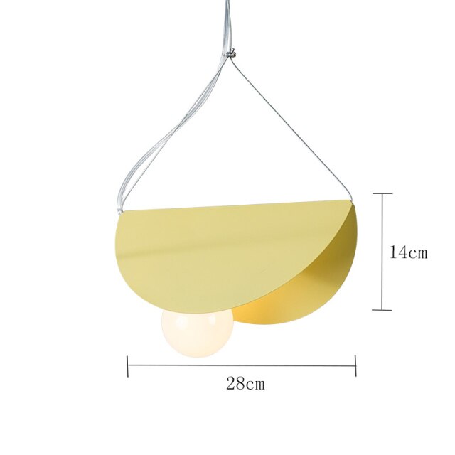 Modern Geometry LED Pendant Light Colorful Bedroom Bedside Small Pendant Lamps Restaurant Bar Lighting Indoor Decoration Lamp-2