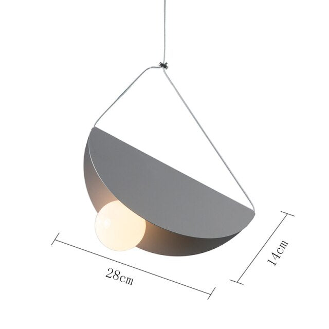 Modern Geometry LED Pendant Light Colorful Bedroom Bedside Small Pendant Lamps Restaurant Bar Lighting Indoor Decoration Lamp-6