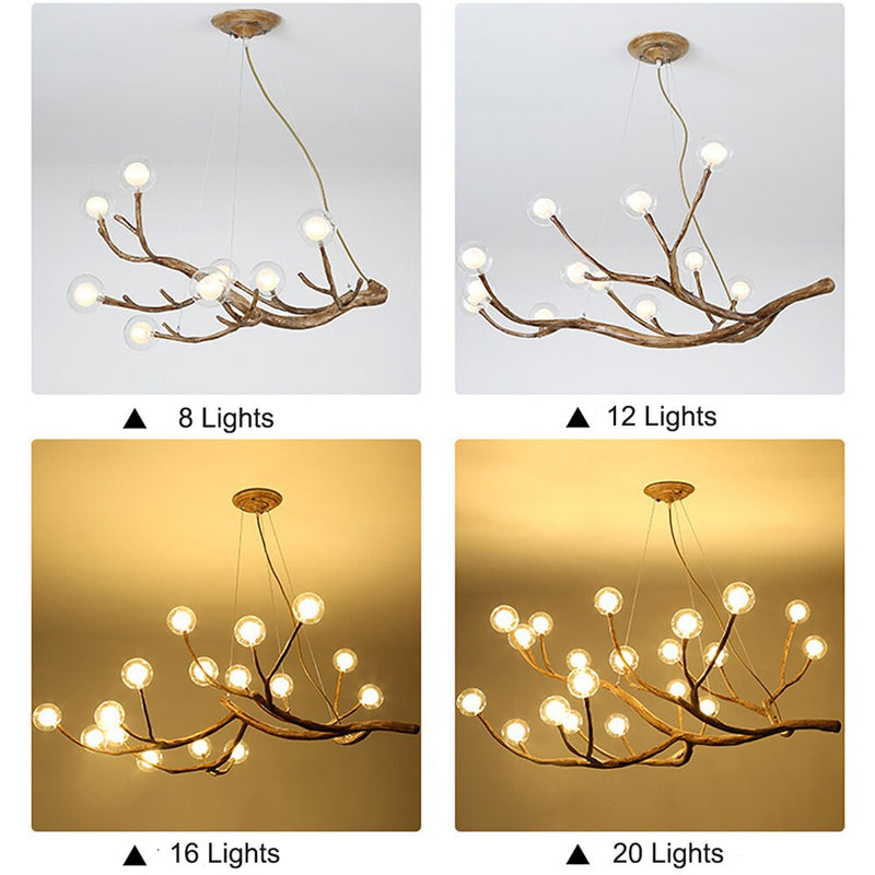 Nordic LED Branch Chandelier Lights Living room Lamps Modern Molecular Chandeliers for Bedroom Restaurant Decoration Lighting-10